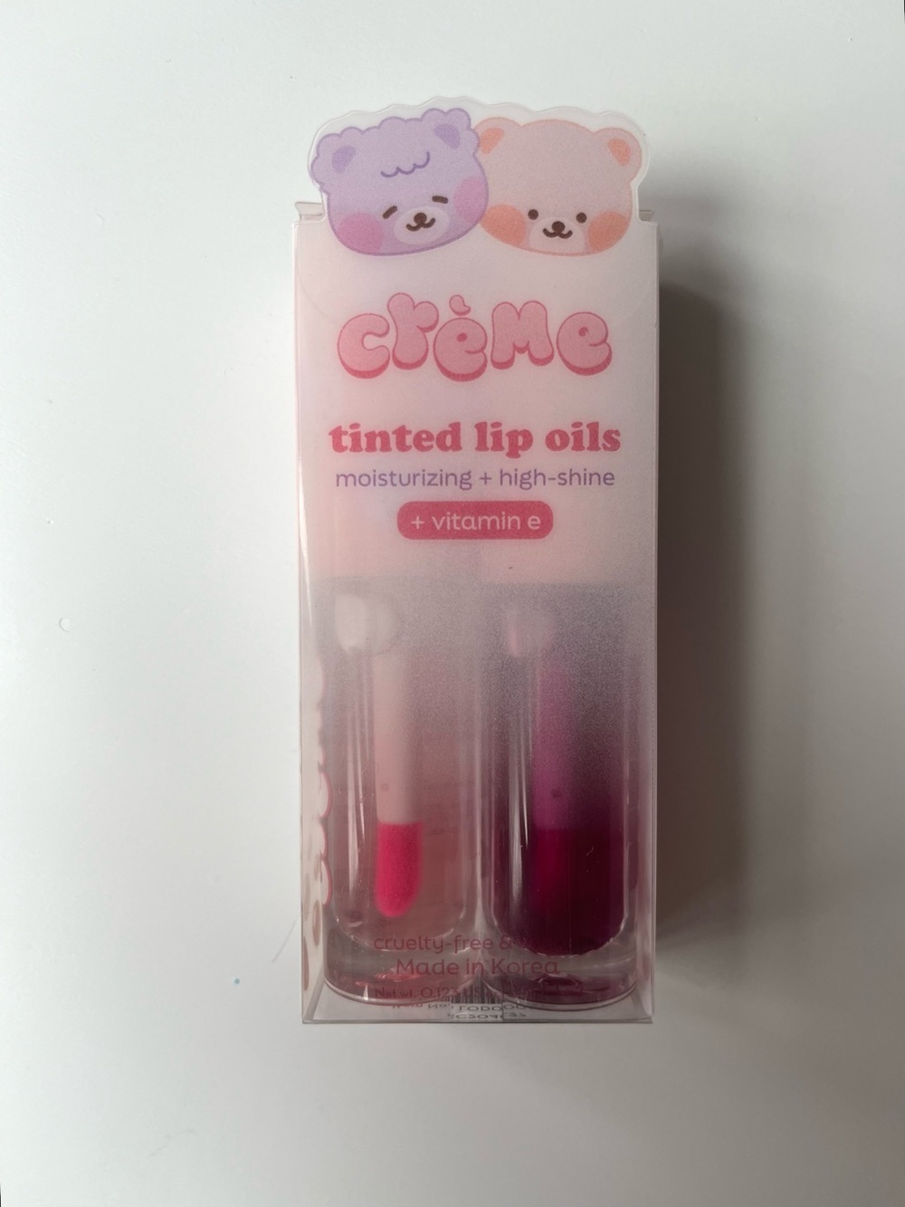 The Crème Shop, Tinted Lip Oils Duo, Strawberry, NWT